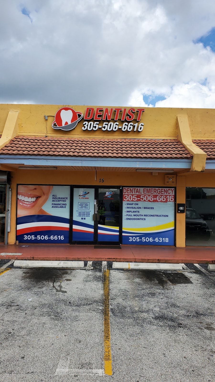 All Dental Paradise Corp. | 13 SW 107th Ave, Miami, FL 33174, USA | Phone: (305) 506-6616