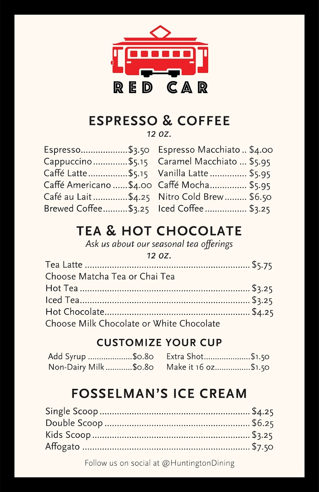 Red Car Coffee Shop | 1151 Oxford Rd, San Marino, CA 91108, USA | Phone: (626) 405-3466