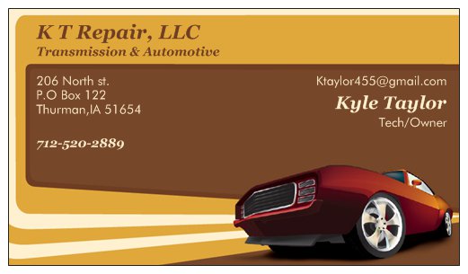 KT Repair, LLC | 206 North St, Thurman, IA 51654, USA | Phone: (712) 520-2889