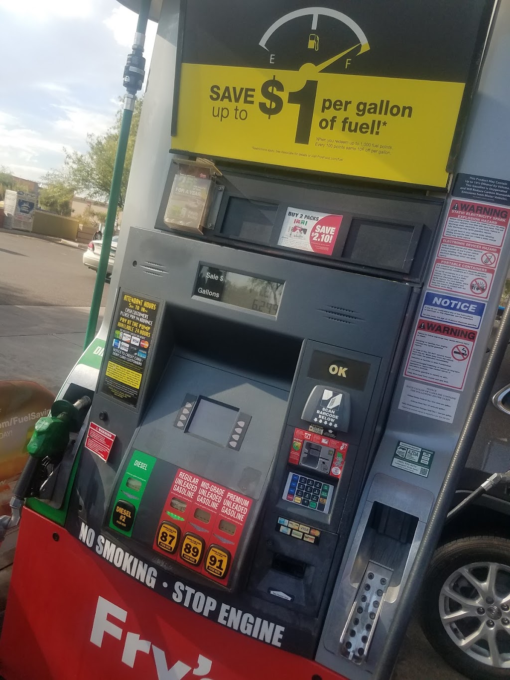 Frys Fuel Center | 15502 W Bell Rd, Surprise, AZ 85374, USA | Phone: (623) 546-1218