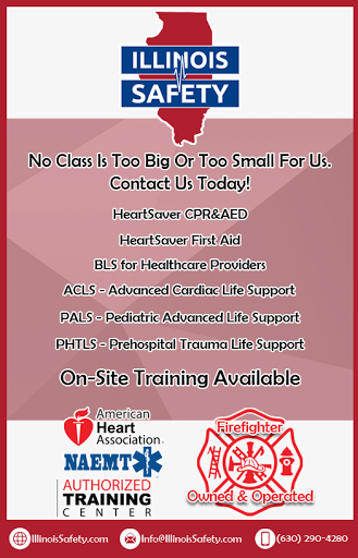 Illinois Safety CPR - Elmwood Park | 17 Conti Pkwy, Elmwood Park, IL 60707, USA | Phone: (630) 290-4280