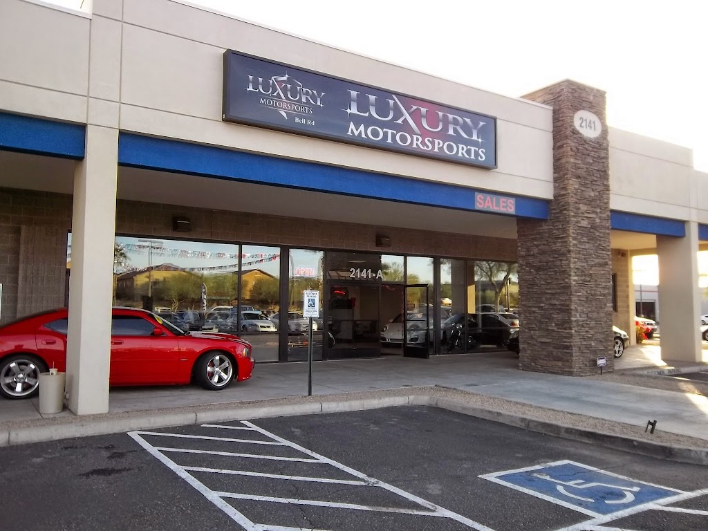 Luxury Motorsports | 2141 E Bell Rd, Phoenix, AZ 85022, USA | Phone: (855) 491-2977