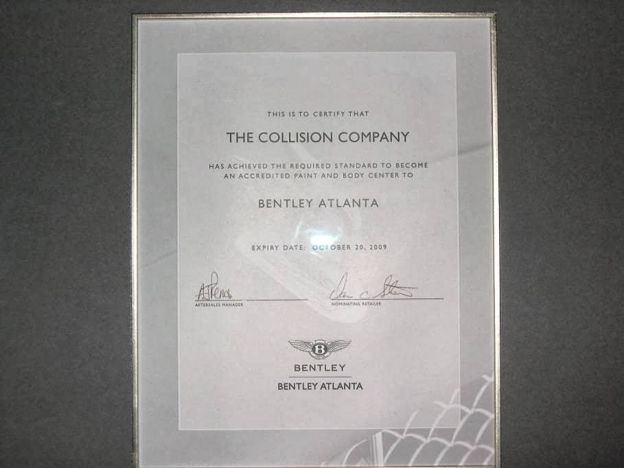 The Collision Company | 160 Mansell Pl, Roswell, GA 30076, USA | Phone: (770) 667-1184