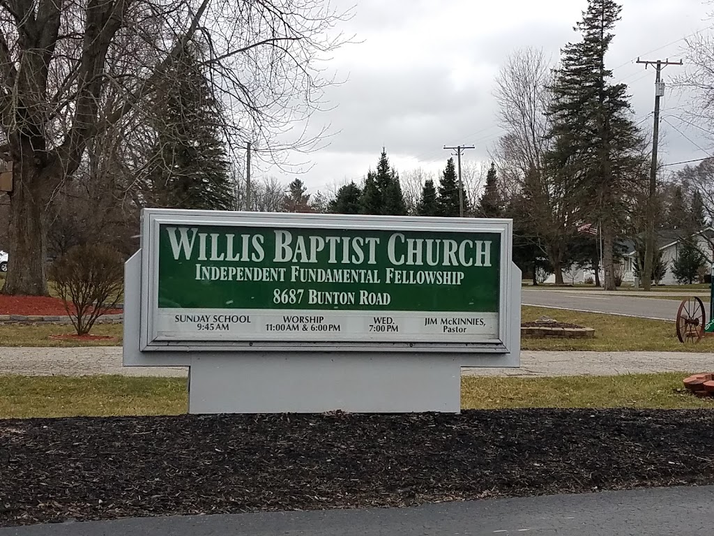 Willis Baptist Church | 8687 Bunton Rd, Willis, MI 48191, USA | Phone: (734) 461-0352