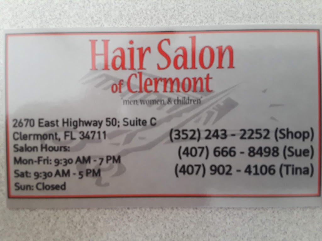 Hair Salon of Clermont | 2760 FL-50, Clermont, FL 34711, USA | Phone: (352) 243-2252