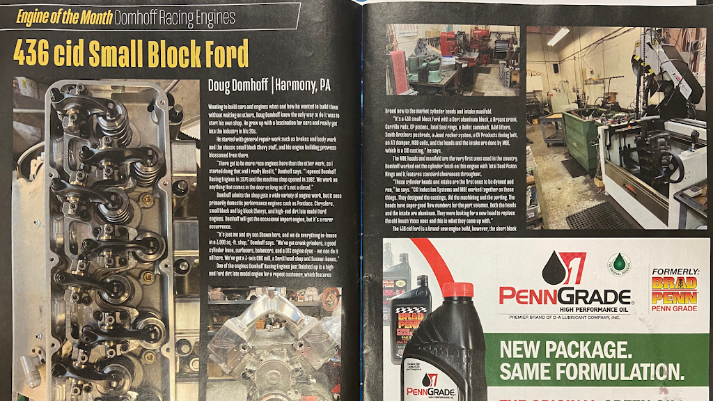 Domhoff Automotive Machine | 205 Salt Works Rd, Harmony, PA 16037, USA | Phone: (724) 452-8241