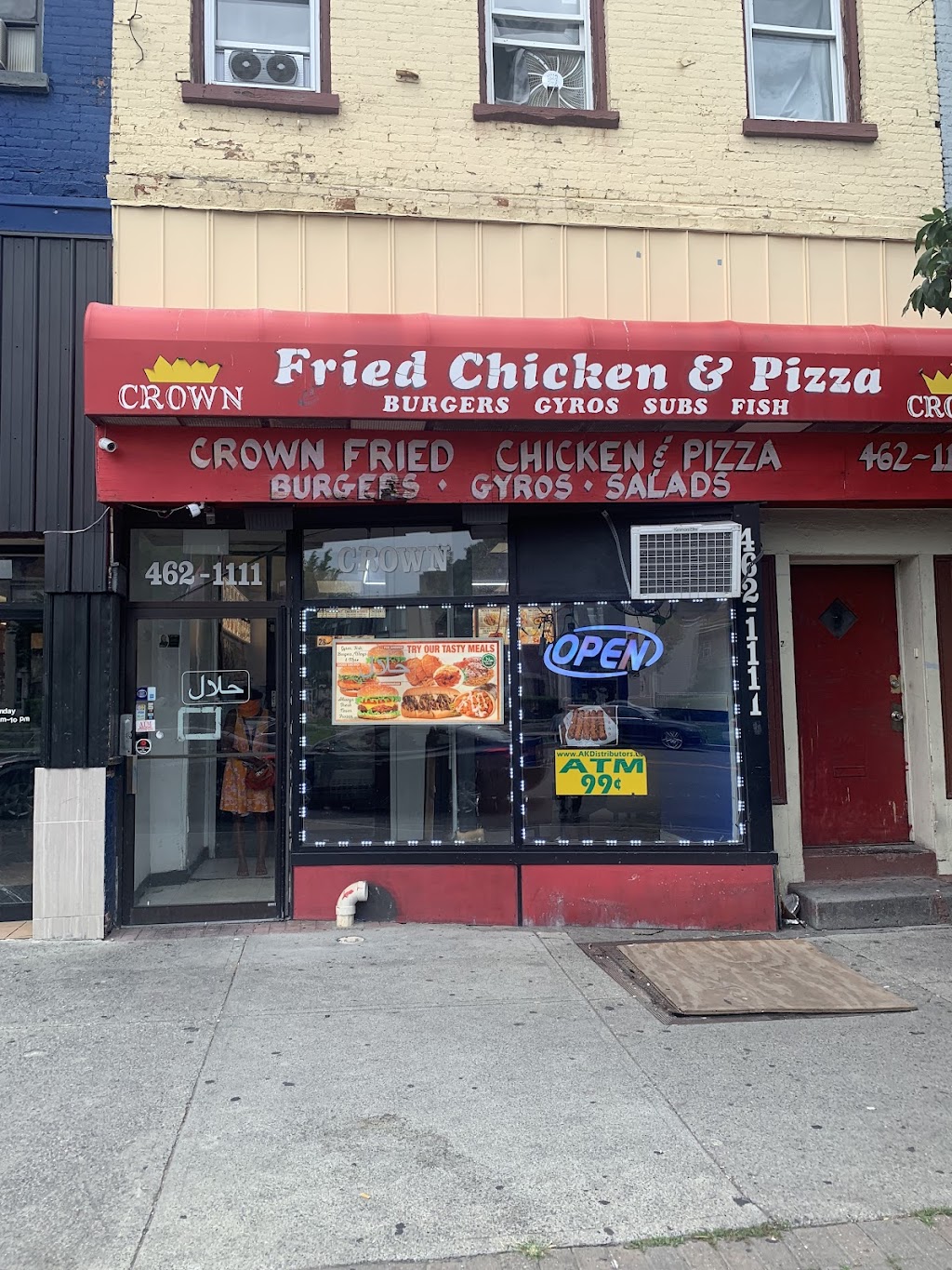 Crown Fried Chicken & Pizza | 28 Central Ave, Albany, NY 12210, USA | Phone: (518) 462-1111