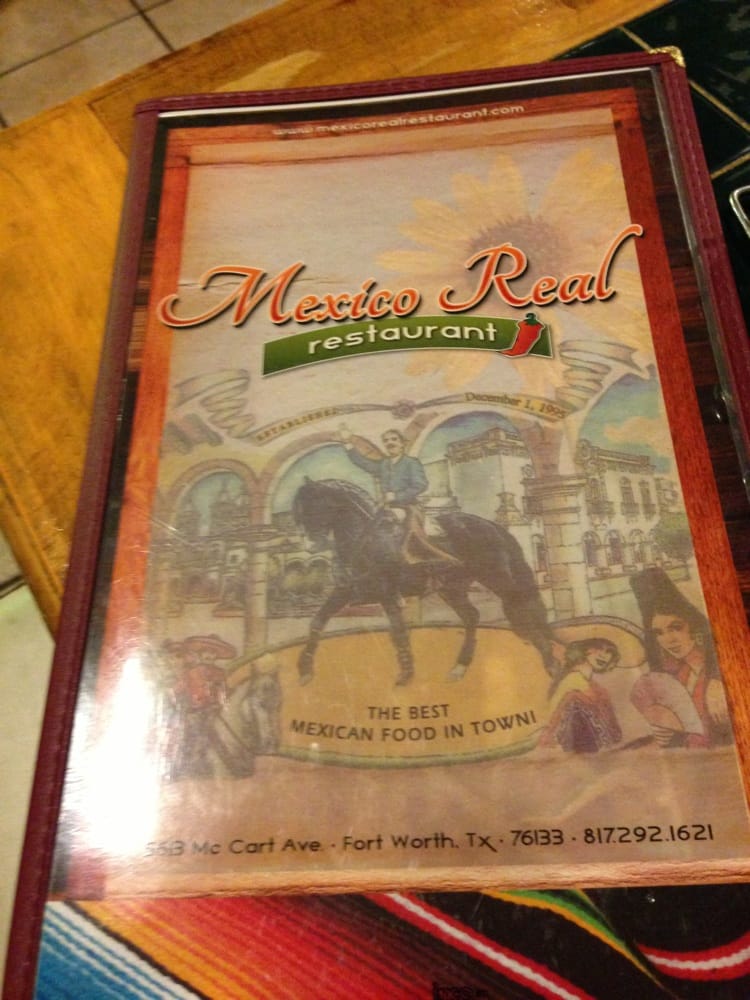 Mexico Real Restaurant | 5613 McCart Ave Ste C, Fort Worth, TX 76133, USA | Phone: (817) 292-1621