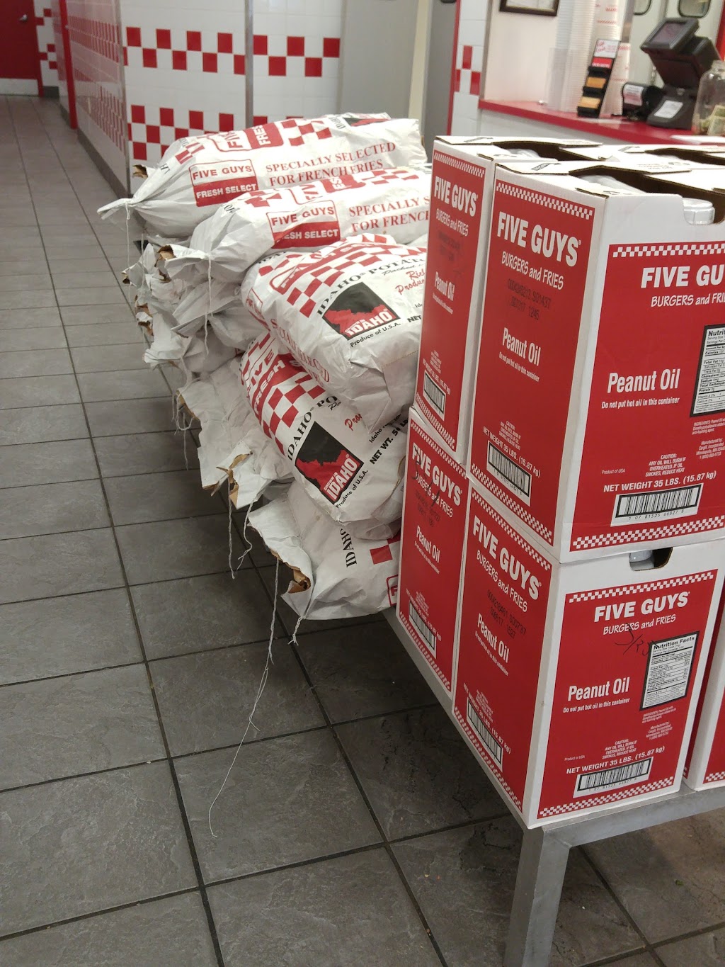 Five Guys | 7 Scotch Rd, Ewing Township, NJ 08628, USA | Phone: (609) 882-7999