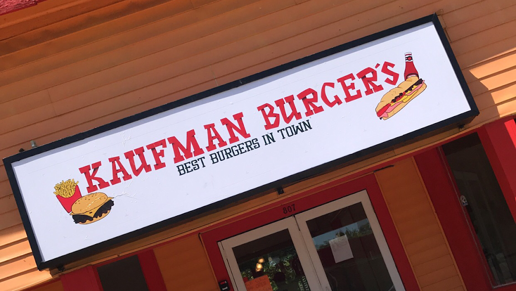 Kaufman Burgers | 807 S Washington St #2709, Kaufman, TX 75142, USA | Phone: (469) 770-1543