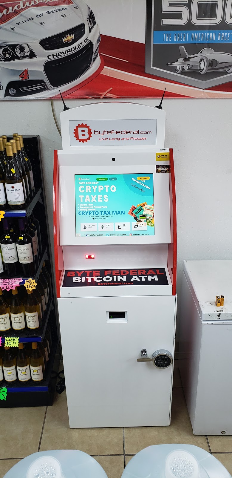 Byte Federal Bitcoin ATM (Magic Mart) | 410 S Ridgewood Ave, Edgewater, FL 32132, USA | Phone: (786) 686-2983