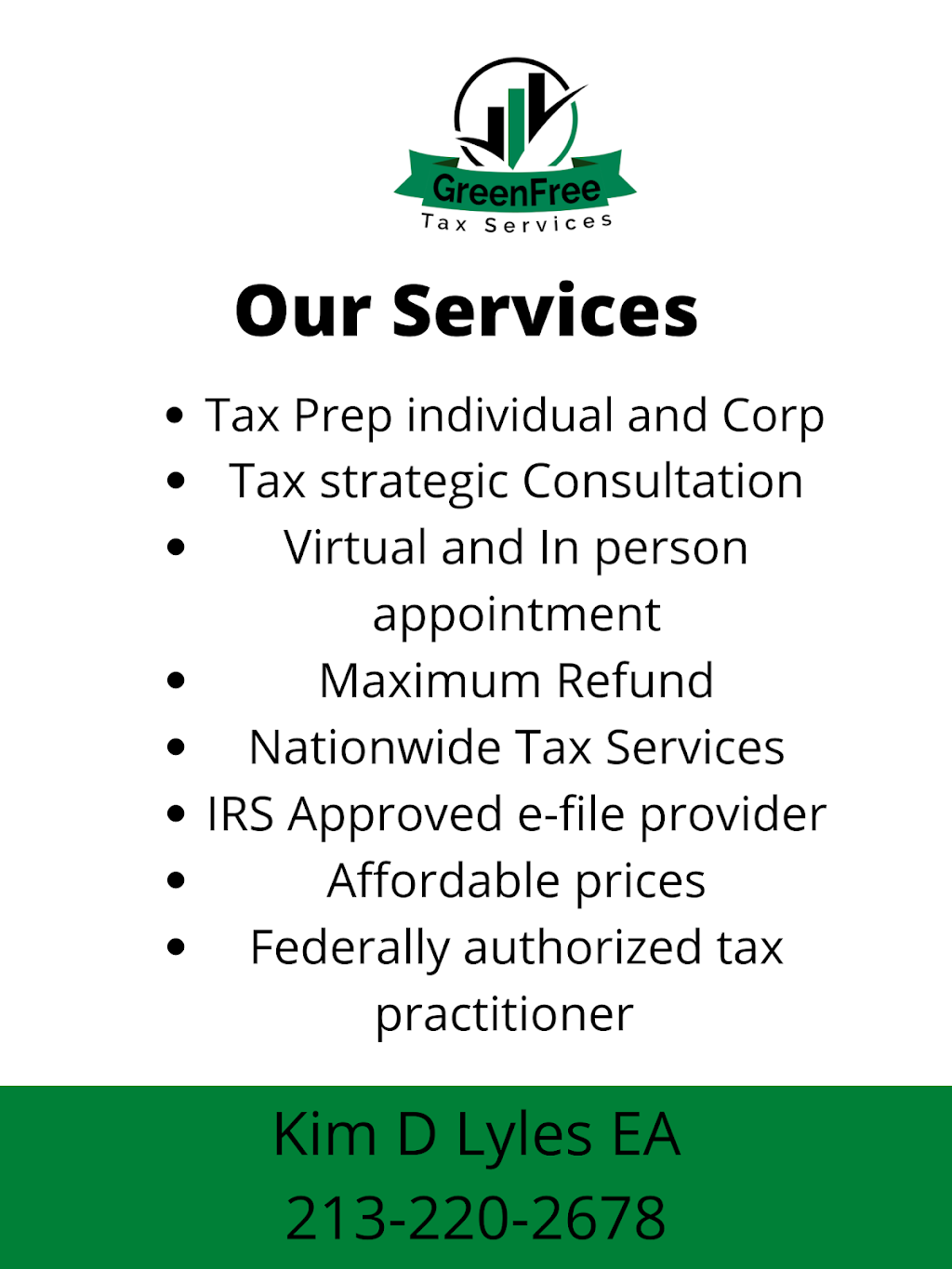 Lyles Tax Services 2-(EA) | 7211 Haven Ave e274, Rancho Cucamonga, CA 91701 | Phone: (213) 220-2678