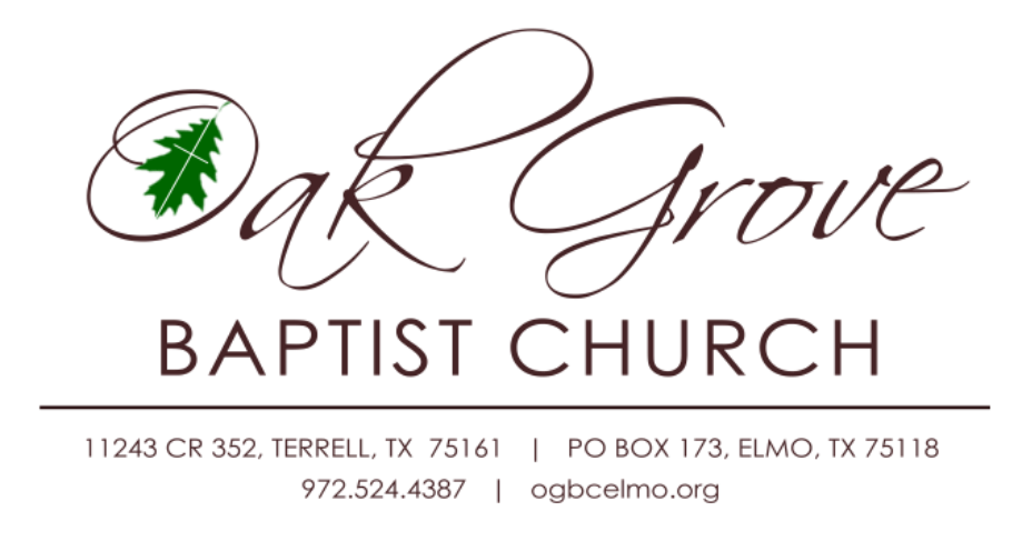 Oak Grove Baptist Church | 11243 Co Rd 352, Terrell, TX 75161, USA | Phone: (972) 524-4387