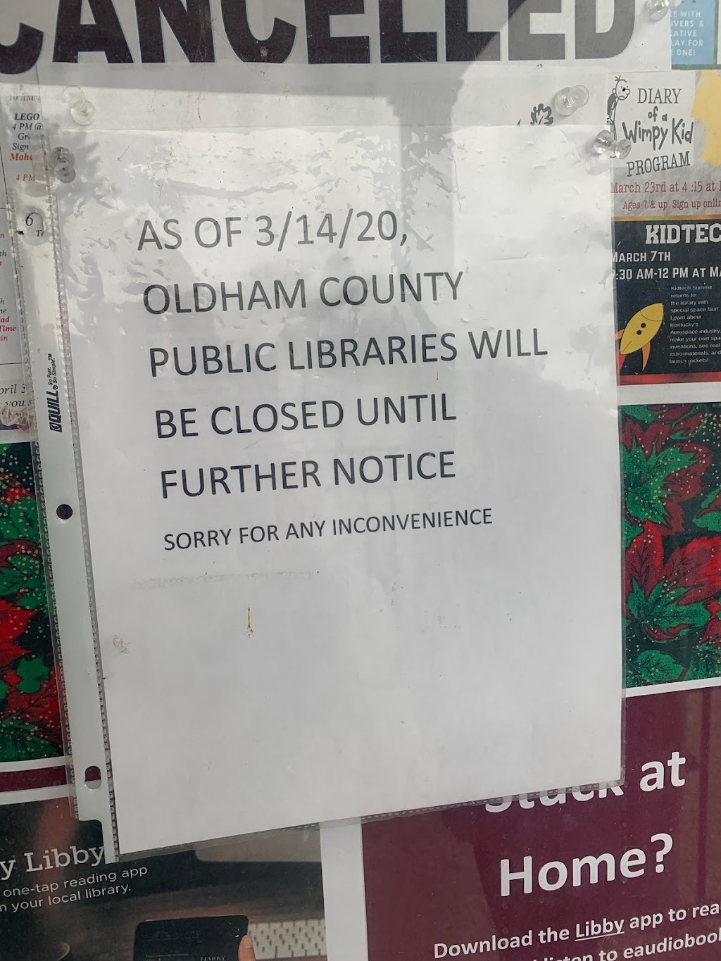 Goshen Branch- Oldham County Public Library | 12505 Harmony Landing Rd, Goshen, KY 40026, USA | Phone: (502) 228-1852