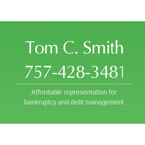Tom C Smith Law Office | 1600 Virginia Beach Blvd, Virginia Beach, VA 23454, USA | Phone: (757) 428-3481