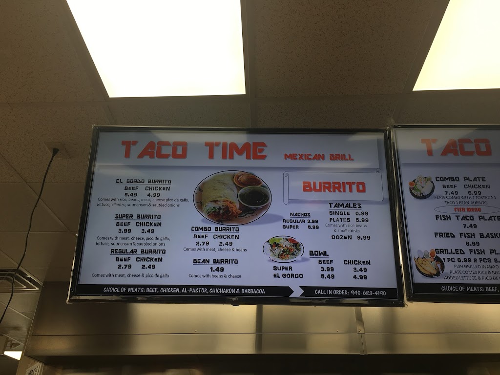 Taco Time Mexican Grill - Bridgeport | 1206 Hovey St, Bridgeport, TX 76426, USA | Phone: (940) 683-4190