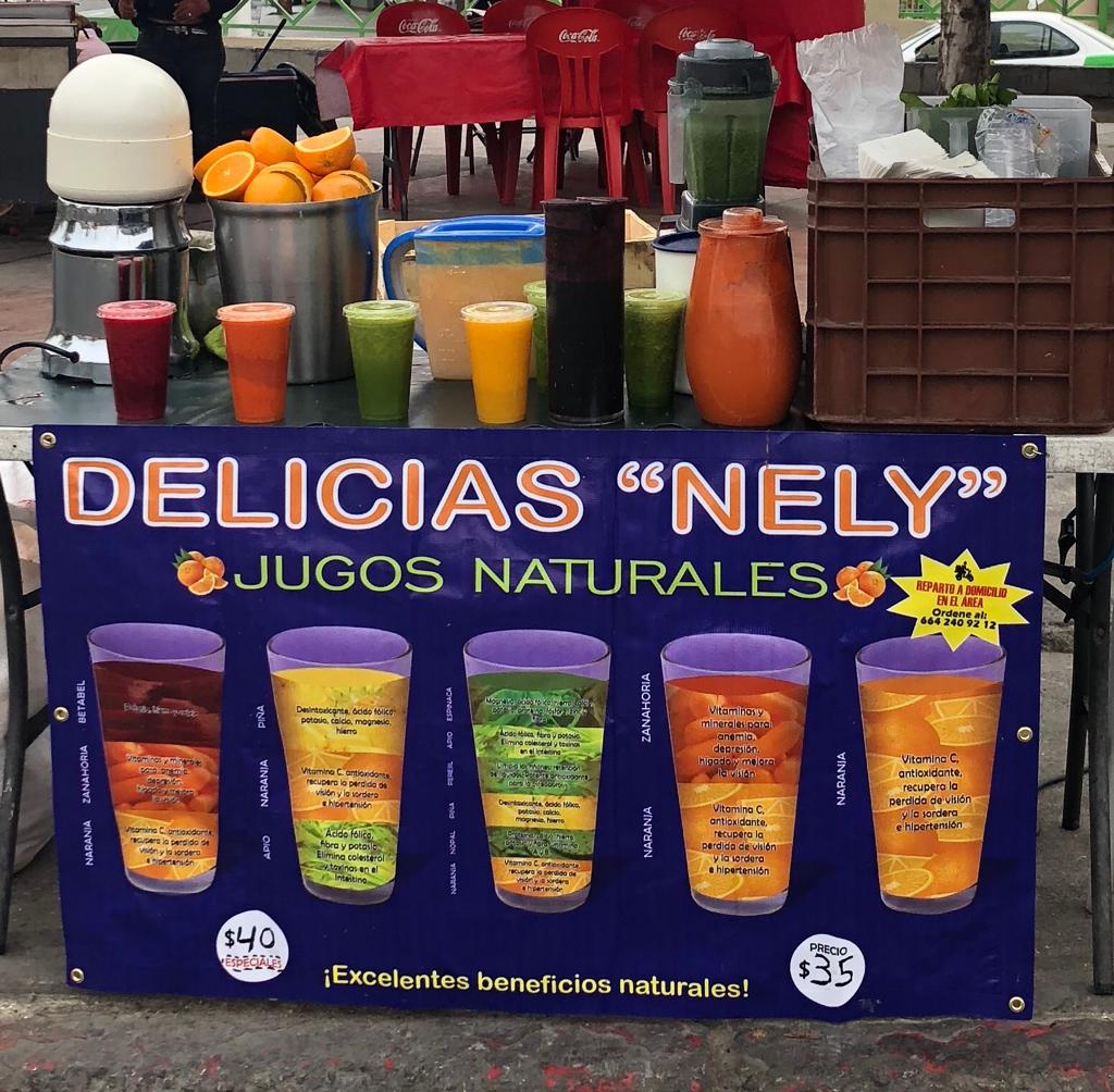 Delicias Nelly Jugos naturales | Av. Sánchez Taboada, Sanchez Taboada Produtsa, 22185 Tijuana, B.C., Mexico | Phone: 664 240 9212