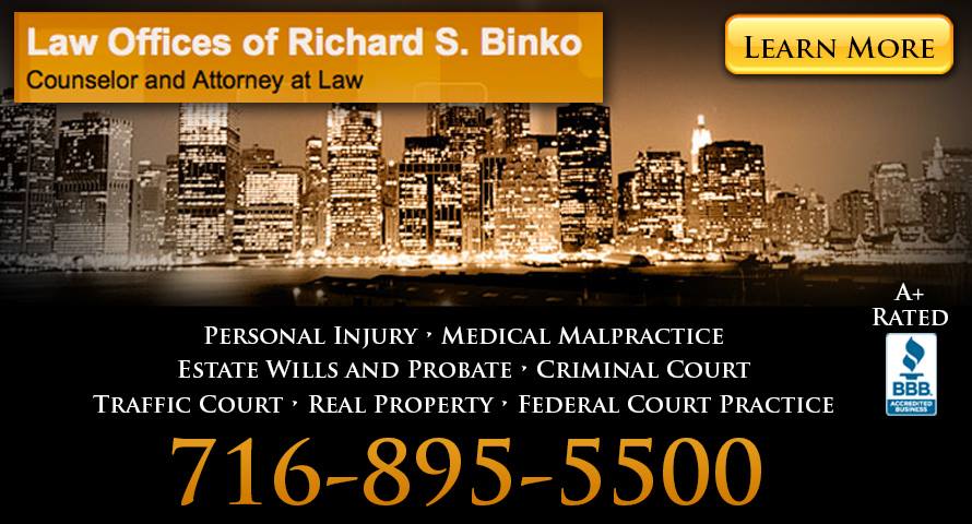 Law Offices of Richard S. Binko | 2427 William St, Buffalo, NY 14206, USA | Phone: (716) 895-5500