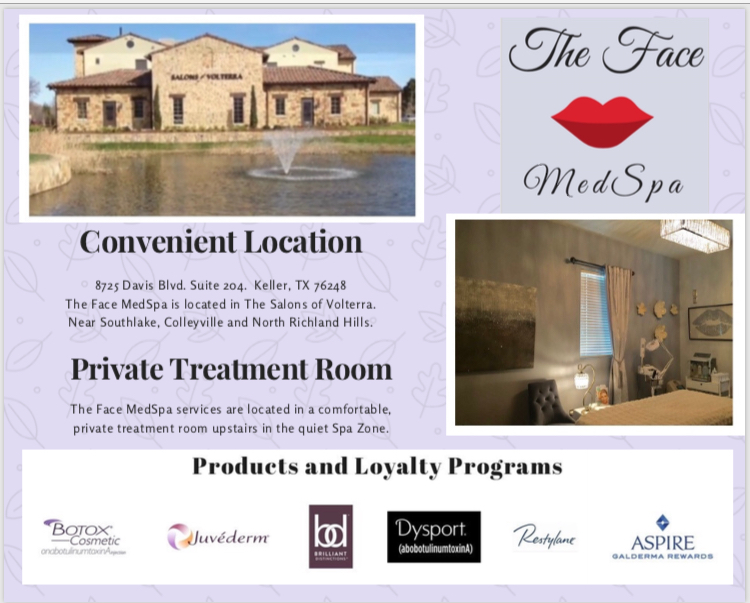 The Face MedSpa | 8725 Davis Blvd #204, Keller, TX 76248, USA | Phone: (817) 898-7020