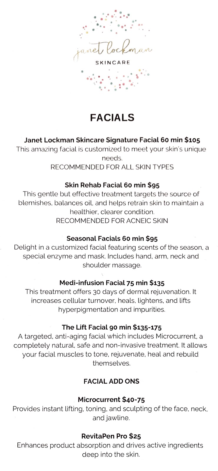 Janet Lockman Skincare | 1090 University Ave Suite 206-F, San Diego, CA 92103, USA | Phone: (619) 865-8617