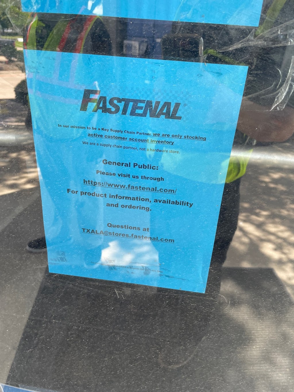 Fastenal Fulfillment Center - Appointment Only | 620 Henrietta Creek Rd #100, Roanoke, TX 76262, USA | Phone: (817) 491-9960