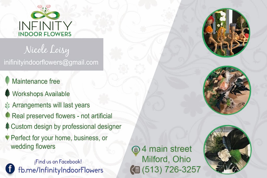 Infinity Indoor Flowers | 4 Main St, Milford, OH 45150, USA | Phone: (513) 726-3257