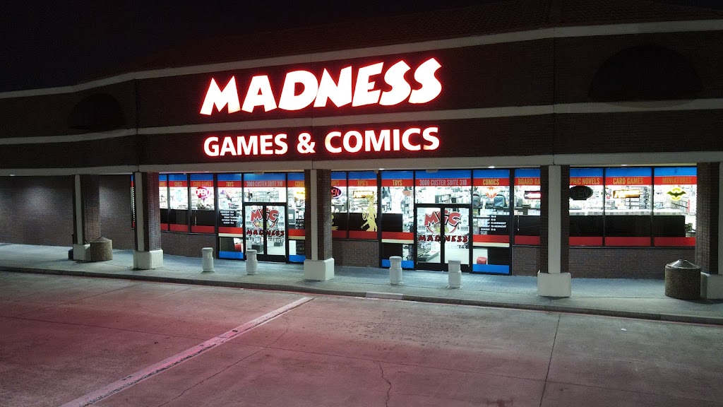 Madness Games & Comics | 3000 Custer Rd #310, Plano, TX 75075 | Phone: (972) 943-8135