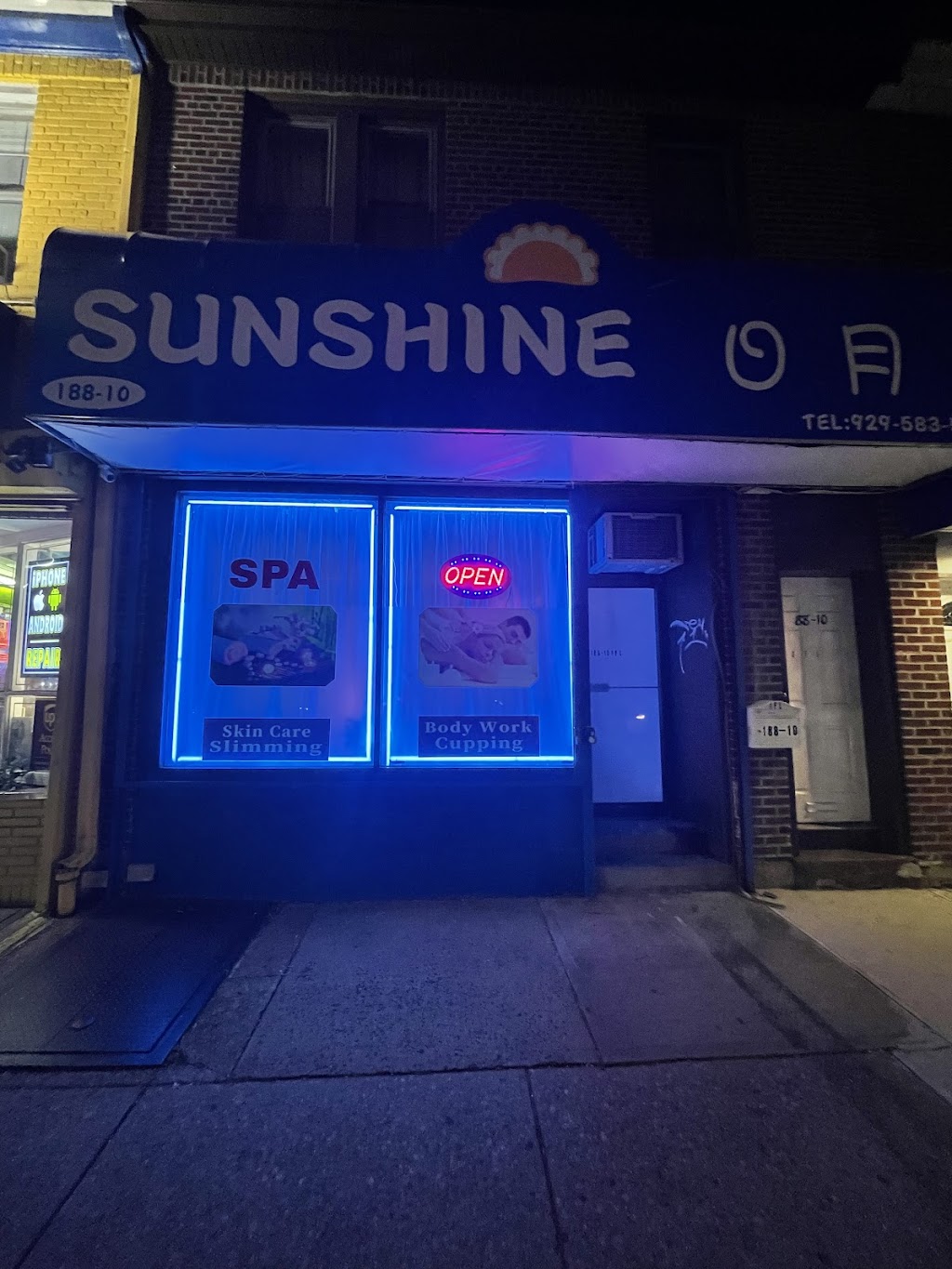 Sunshine Spa | 188-10 Northern Blvd #1Fl, Queens, NY 11358, USA | Phone: (929) 583-5688