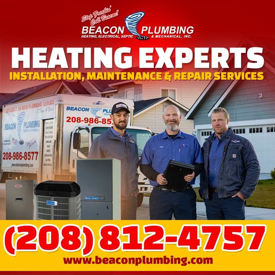 Beacon Plumbing, Heating, Electrical & Mechanical Inc | 1310 S Vista Ave #25, Boise, ID 83705, United States | Phone: (208) 516-2061