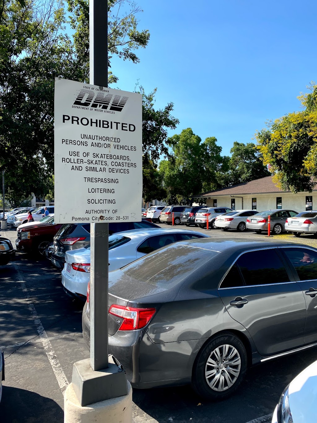Pomona DMV in 1600 S Garey Ave, Pomona, CA 91766, USA