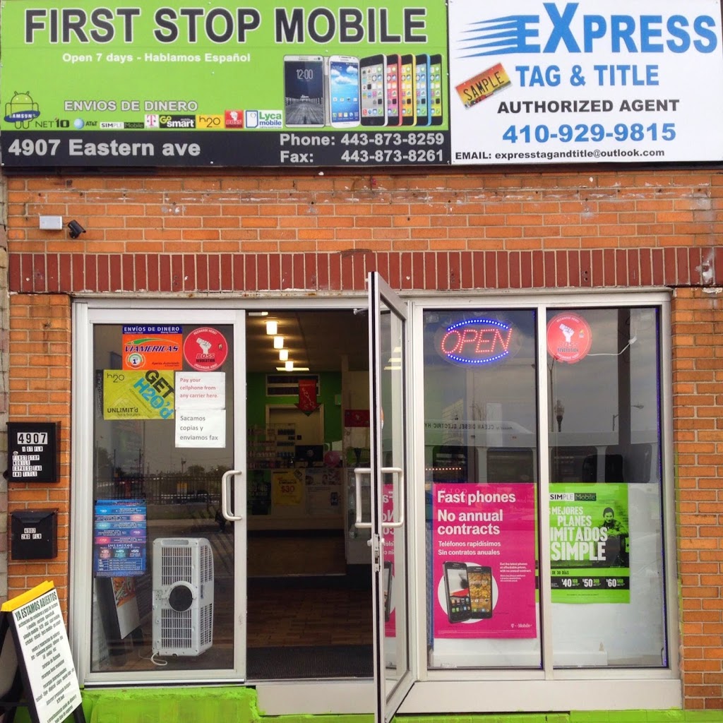 Express Tag and Title | 4907 Eastern Ave, Baltimore, MD 21227, USA | Phone: (410) 929-9815