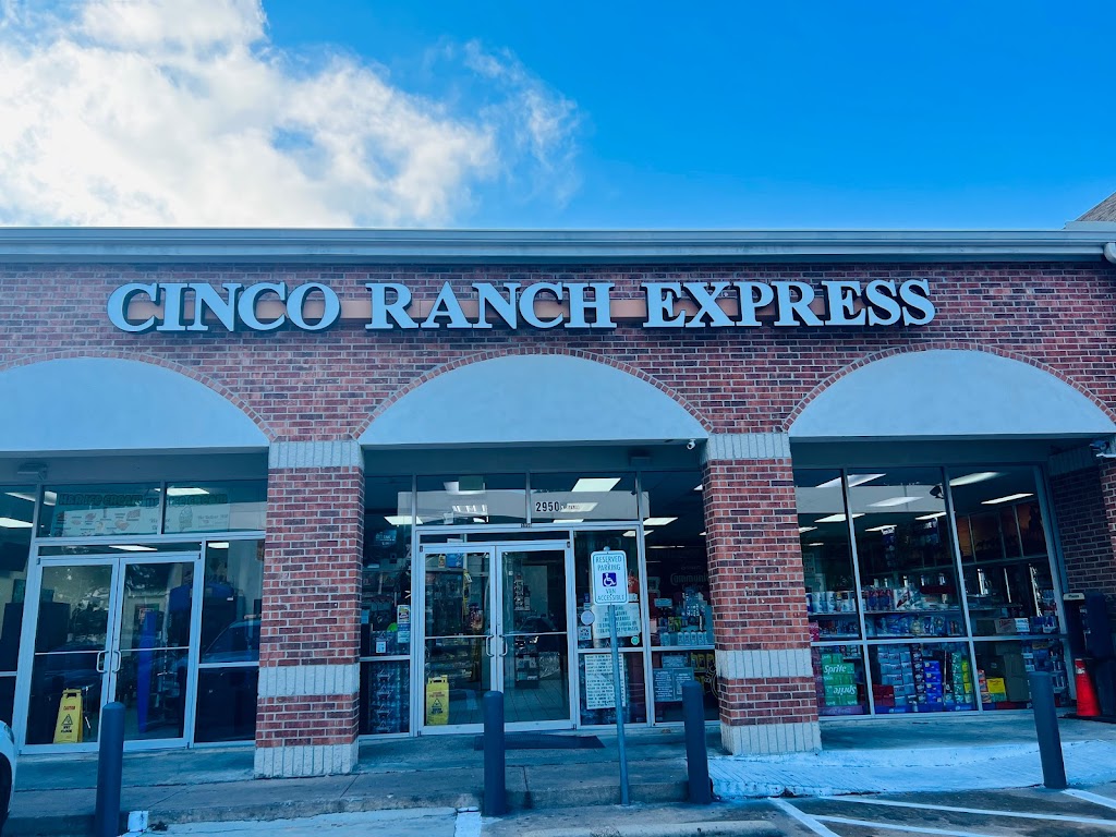 Cinco Ranch Express | 2950 S Mason Rd, Katy, TX 77450, USA | Phone: (281) 395-0160