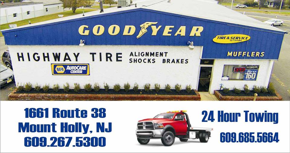 Highway Tire & Auto Service | 1661 NJ-38, Mt Holly, NJ 08060, USA | Phone: (609) 267-5300