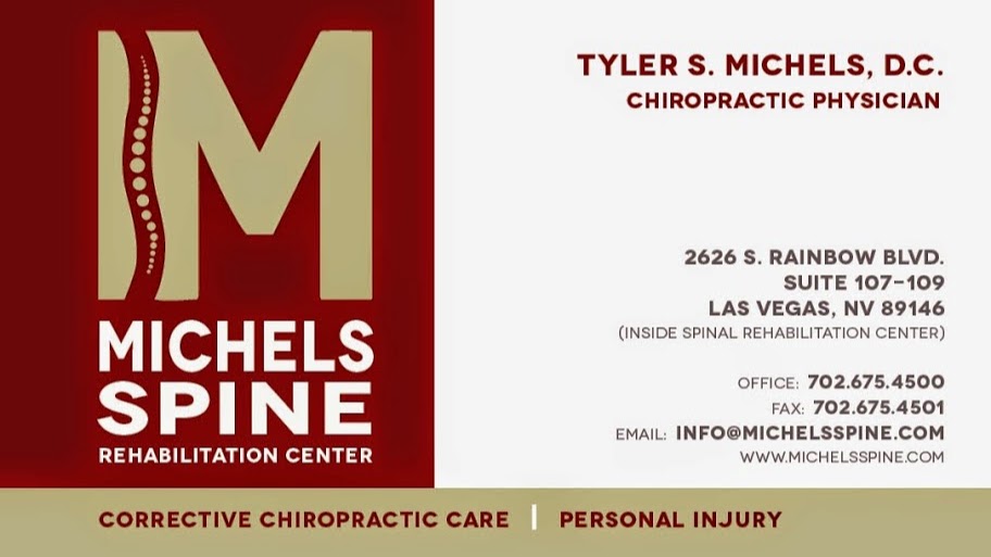 Michels Spine Rehabilitation Center | 2626 S Rainbow Blvd #107, Las Vegas, NV 89146, USA | Phone: (702) 462-5095
