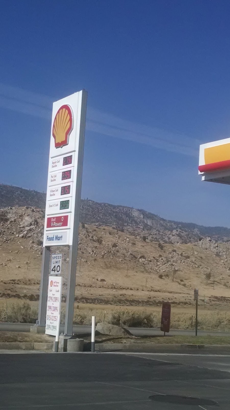 Shell | 5510 Lake Isabella Blvd, Lake Isabella, CA 93240, USA | Phone: (760) 379-2805