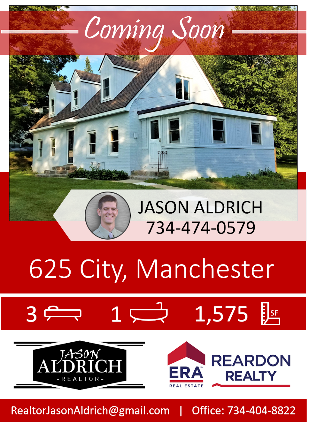 ERA Reardon Realty - Jason Aldrich - 734-474-0579 | 102 S Clinton St, Manchester, MI 48158, USA | Phone: (734) 474-0579