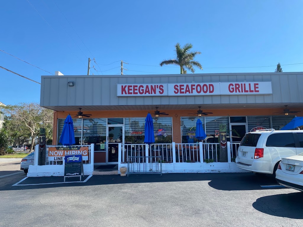 Keegans Seafood Grille | 1519 Gulf Blvd, Indian Rocks Beach, FL 33785, USA | Phone: (727) 596-2477