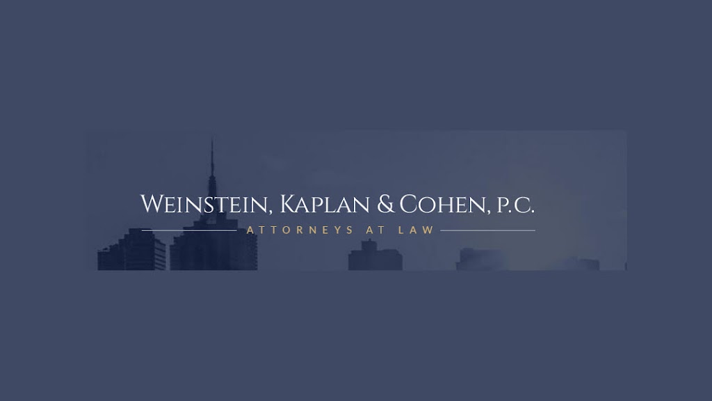 Weinstein, Kaplan & Cohen, P.C. | 1325 Franklin Ave Suite 210, Garden City, NY 11530, USA | Phone: (800) 491-9306
