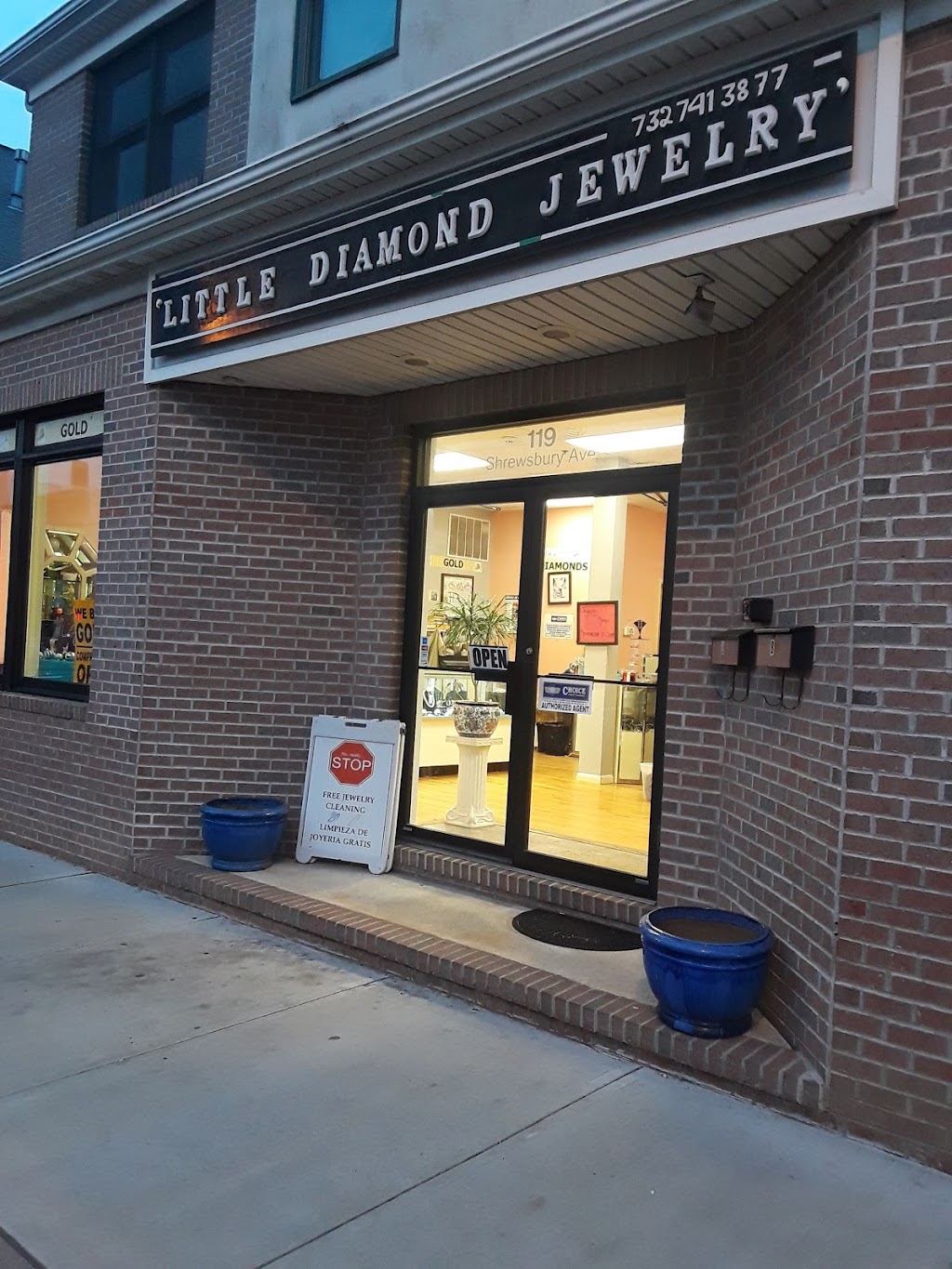 Little Diamond Jewelry | 119 Shrewsbury Ave, Red Bank, NJ 07701, USA | Phone: (732) 741-3877