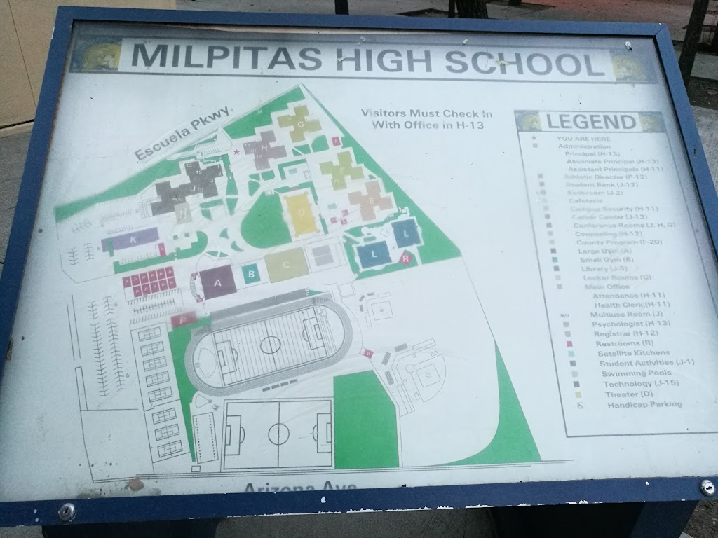 Milpitas High School | 1285 Escuela Pkwy, Milpitas, CA 95035, USA | Phone: (408) 635-2800