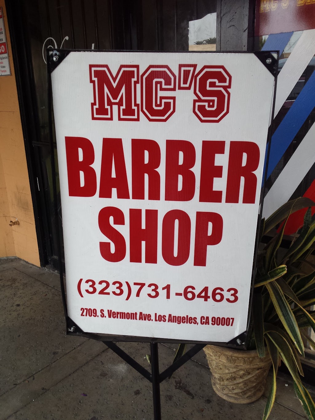 Mc Barber Shop | 2709 Vermont Ave, Los Angeles, CA 90007, USA | Phone: (323) 731-6463