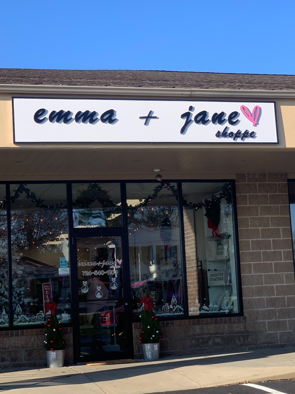 Emma + Jane Shoppe | 612 S Pike Rd Suite 102, Sarver, PA 16055, USA | Phone: (724) 540-1103