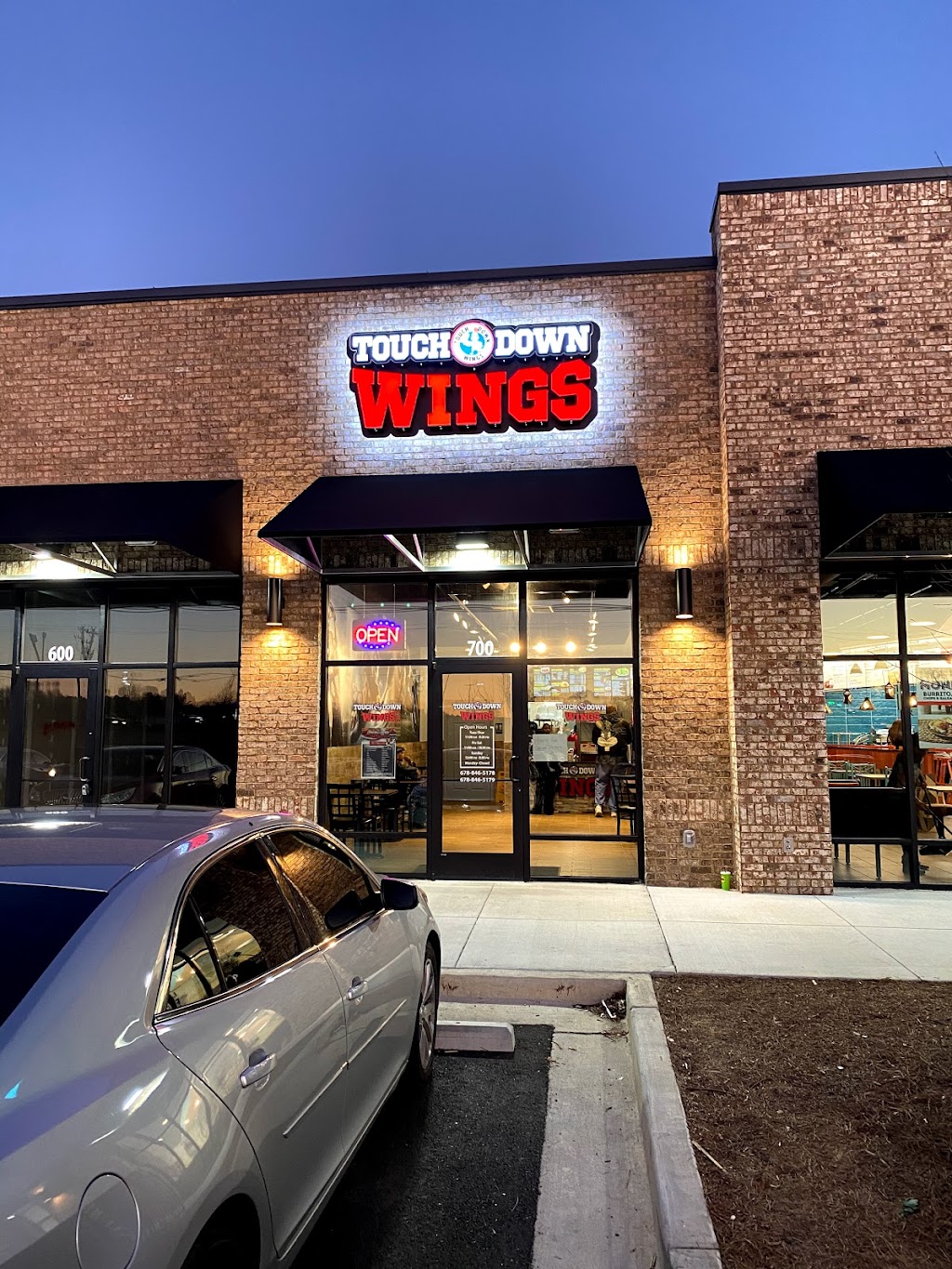 Touchdown Wings | 8030 Senoia Rd # 700, Fairburn, GA 30213, USA | Phone: (678) 846-5178