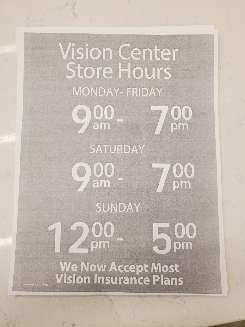 Walmart Vision Center | 3520 Hudson Dr, Stow, OH 44224 | Phone: (330) 923-8232