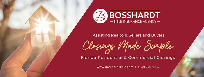 Bosshardt Title | 5532 NW 43rd St, Gainesville, FL 32653, United States | Phone: (352) 618-2238