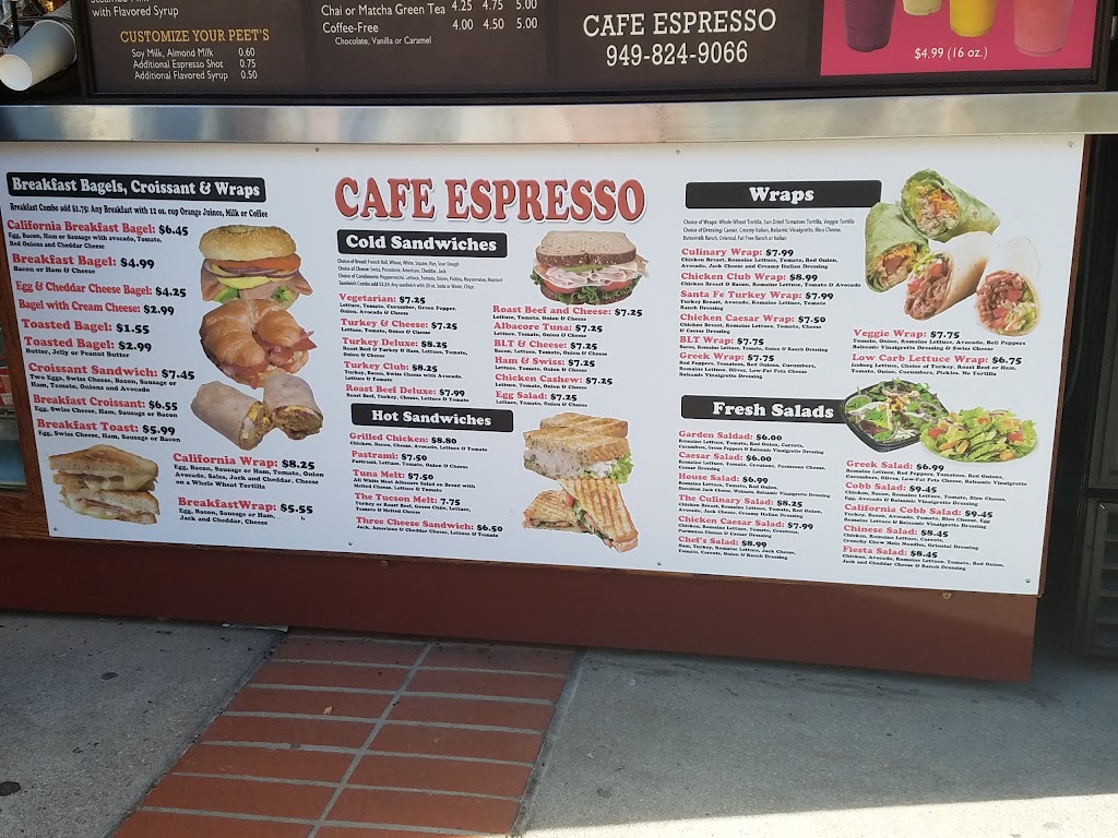 Cafe Espresso | Irvine, CA 92697, USA | Phone: (949) 824-9066