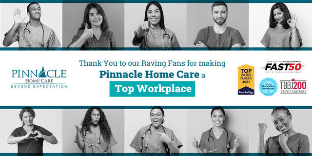 Pinnacle Home Care | 2505 Seven Springs Blvd, Trinity, FL 34655, USA | Phone: (727) 846-1919