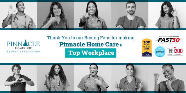 Pinnacle Home Care | 2505 Seven Springs Blvd, Trinity, FL 34655 | Phone: (727) 846-1919