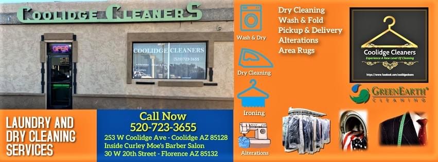 Coolidge Cleaners | 253 W Coolidge Ave, Coolidge, AZ 85128, USA | Phone: (520) 723-3655