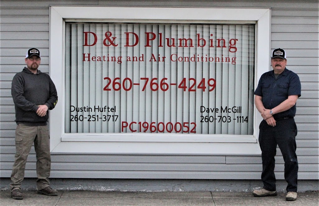 D & D Plumbing, Heating and Air Conditioning | 123 N Depot St, Portland, IN 47371, USA | Phone: (260) 766-4249